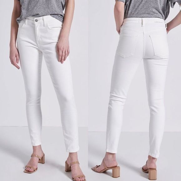 Current/Elliott The Stiletto Ankle Jeans in Sugar - Picture 1 of 14